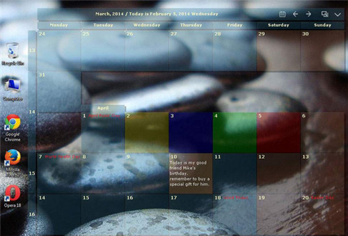 桌面日历DesktopCal官方版