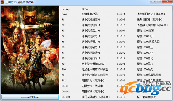 三国志13修改器下载 