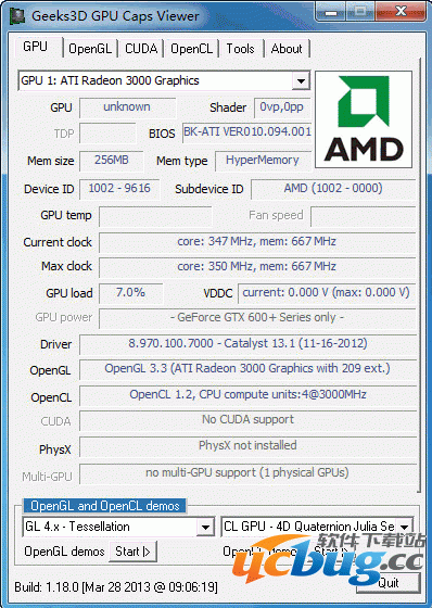 GPU Caps Viewer