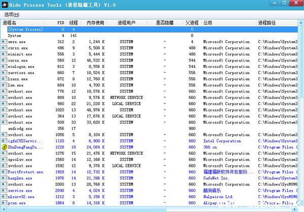 Hide Process Tools下载