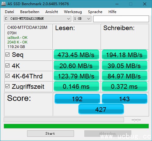 AS SSD Benchmark汉化版