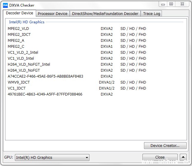 DXVA Checker中文版