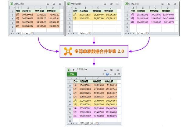 Excel工作簿合并工具