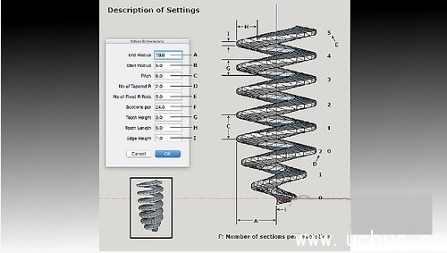 SketchUp螺旋坡道绘制插件