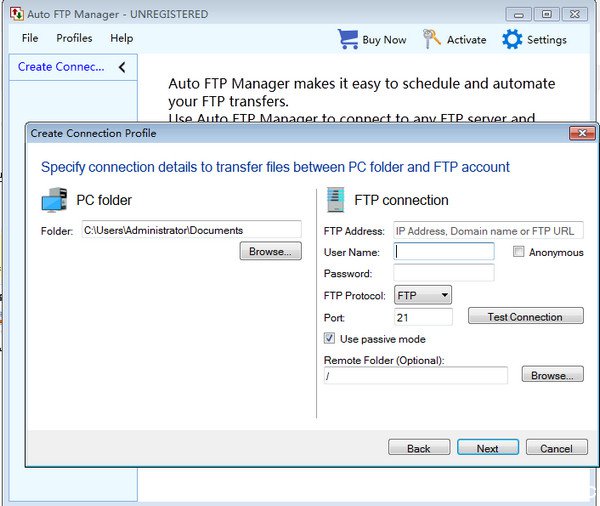 Auto FTP Manager