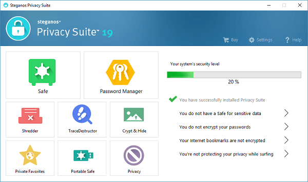 Steganos Privacy Suite